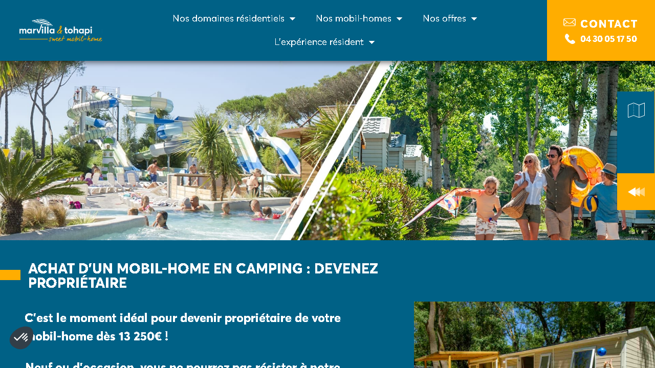 Capture d'écran de http://mobil-home.tohapi.fr/fr/